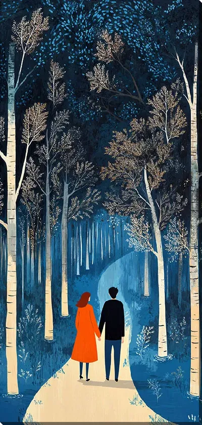 Картина маслом Арт природа деревьев №3