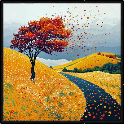 Картина Арт природа деревьев №6