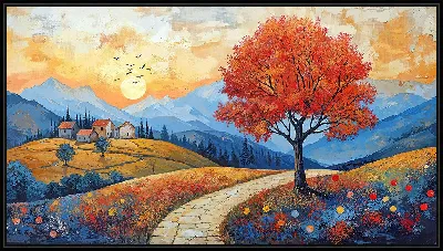 Картина Арт природа деревьев №13