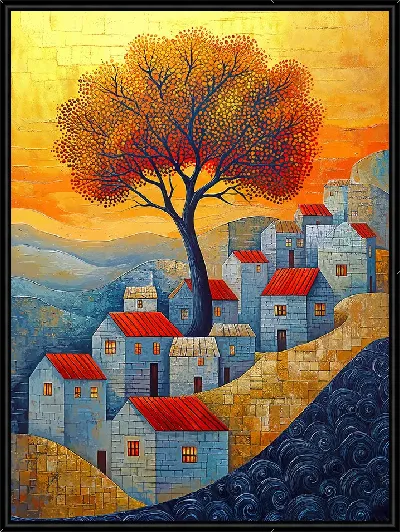 Картина Арт природа деревьев №14