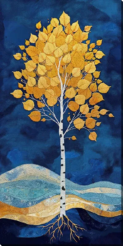 Картина маслом Арт природа деревьев №15