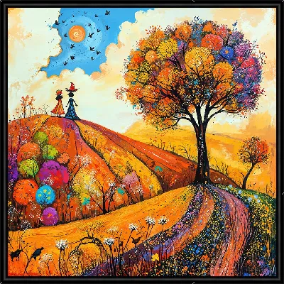 Картина Арт природа деревьев №17