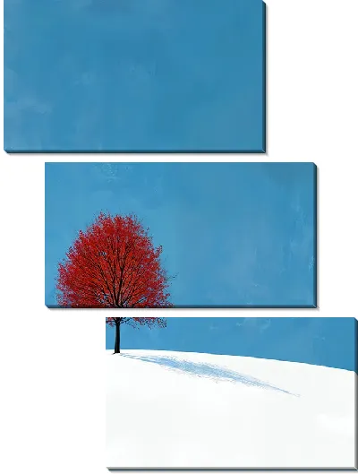 Модульная картина Арт природа деревьев №24