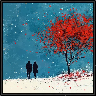 Картина Арт природа деревьев №29