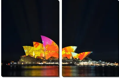 Модульная картина Сиднейский оперный театр (Sydney Opera House) №2
