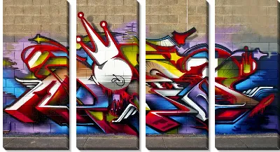 Модульная картина Граффити (Graffiti)