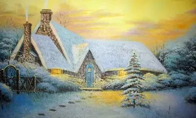 Картина Зимний пейзаж (Winter landscape) №11