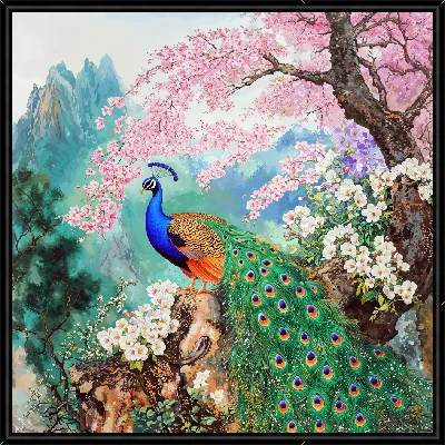 Картина Павлин №14