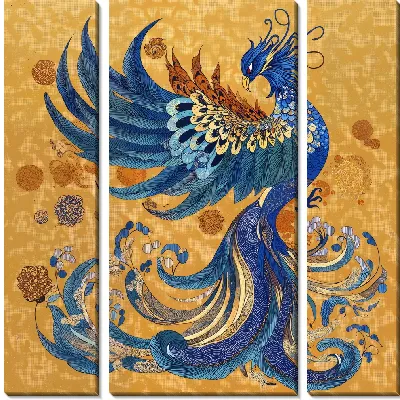 Модульная картина Жар-птица №26