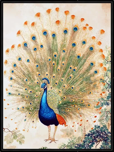 Картина Павлин №44