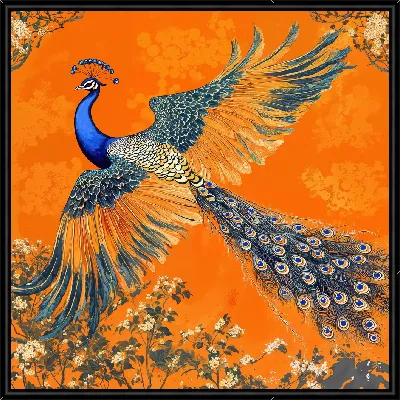 Картина Павлин №48