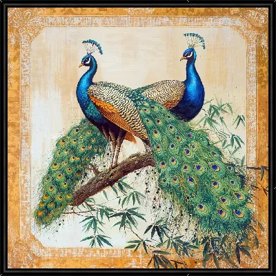 Два павлина