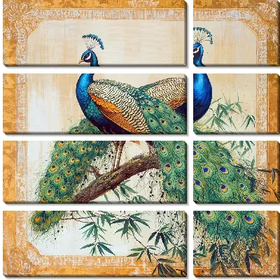 Два павлина