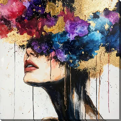 Картина маслом Арт лицо №230