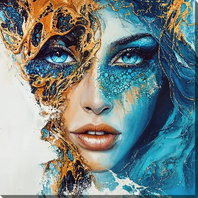Картина маслом Арт лицо №237