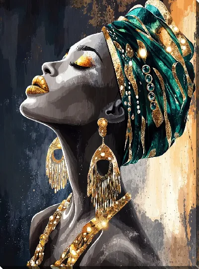 Постер Стильная африканка №33