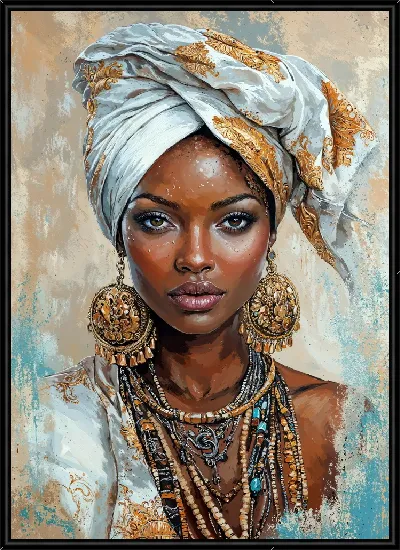Картина Стильная африканка №40