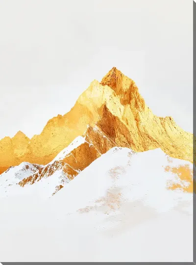 Картина маслом Золотые горы №24