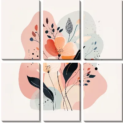 Цветы и листья №18