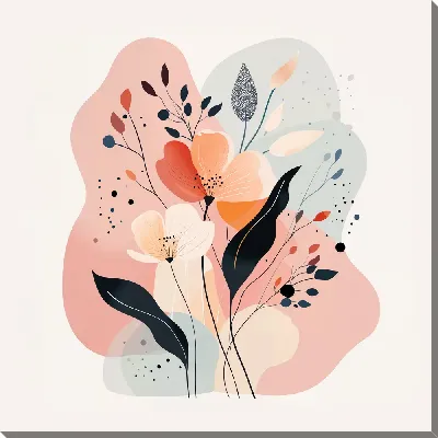 Цветы и листья №18