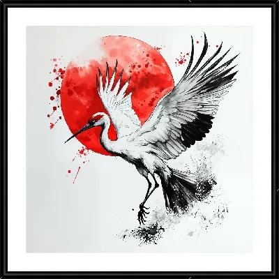 Картина Аист №3