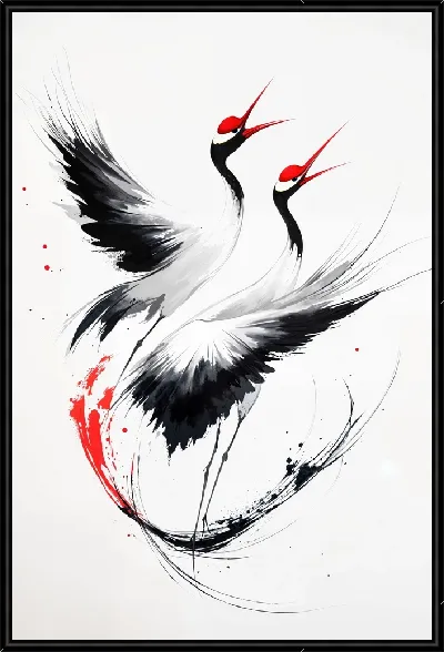 Картина Аисты №16