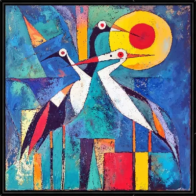 Картина Аисты №23