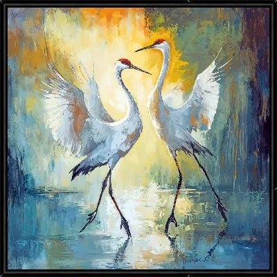 Картина Танец аистов