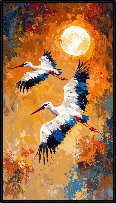 Картина Аисты №29