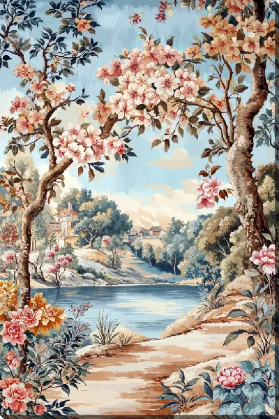 Картина маслом Китайский мотив №7