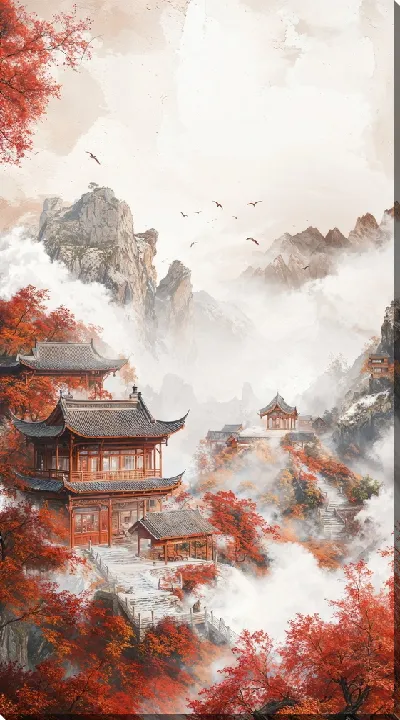 Картина маслом Китайский мотив №21