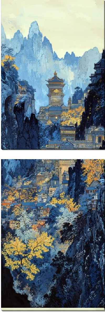 Модульная картина Китайский мотив №27