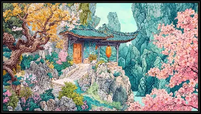 Картина Китайский мотив №46