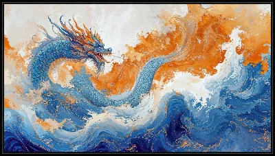 Картина Водный дракон