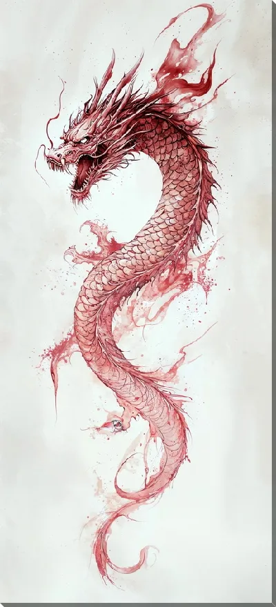 Картина маслом Знак дракона