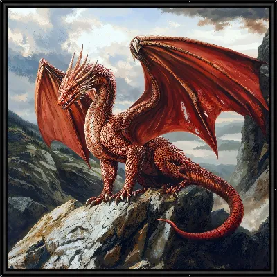 Картина Дракон №4