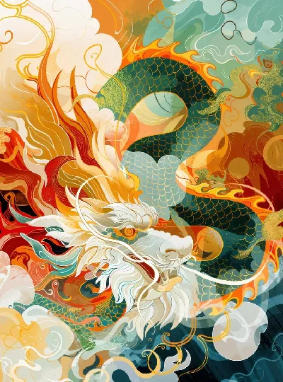 Плакат Дракон №9