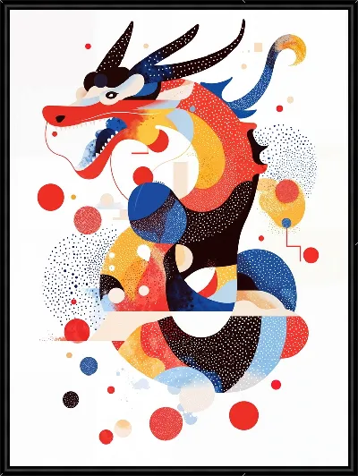 Картина Дракон №10