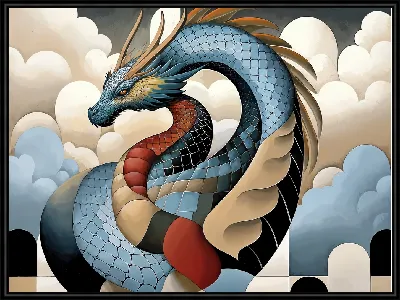 Картина Дракон №12