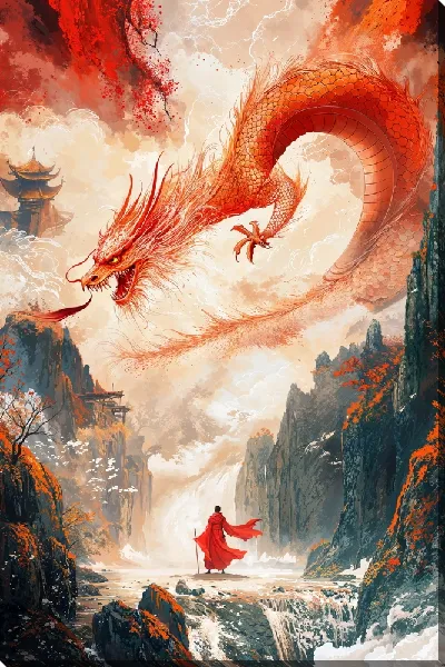 Картина маслом Вотчина драконов