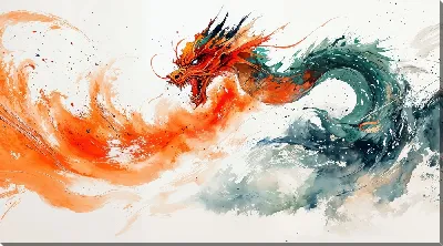 Картина маслом Тайна огнедышащего дракона