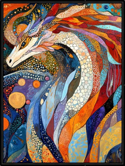 Картина Дракон №17