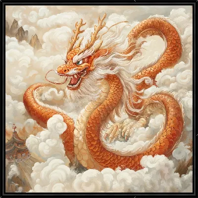 Картина Японский дракон