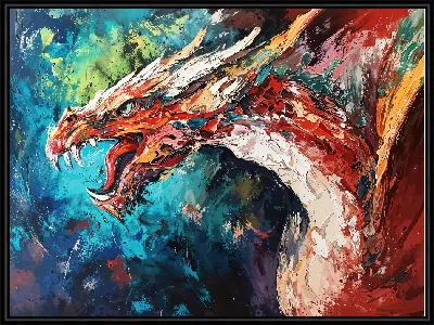 Картина Дракон №21