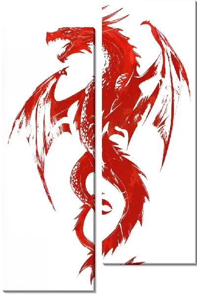 Модульная картина Дракон №22