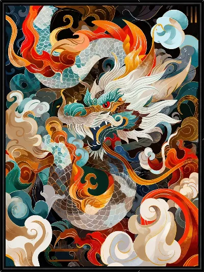 Картина Дракон Китай
