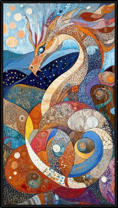 Картина Дракон №25