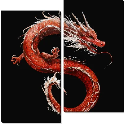 Модульная картина Дракон №33