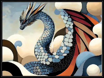 Картина Дракон №39