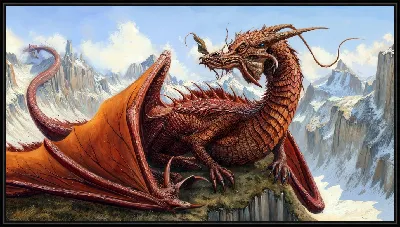 Картина Дракон №41